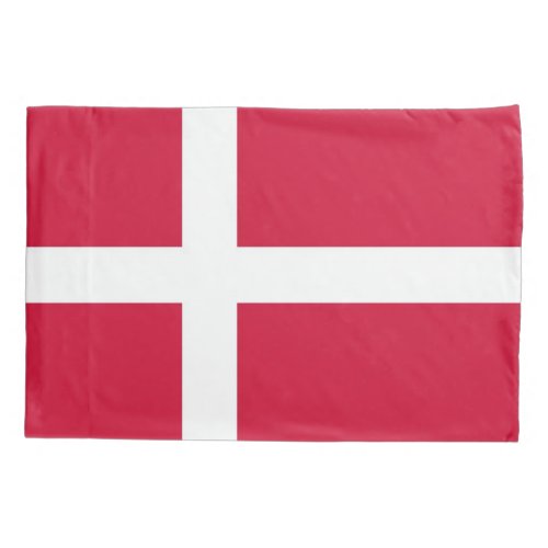 Patriotic Single Pillowcase flag of Denmark