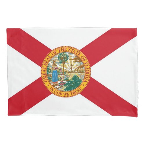 Patriotic Single Pillowcase flag of Florida
