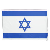 Patriotic Single Pillowcase flag of Israel (Front)