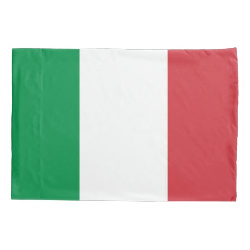 Patriotic Single Pillowcase flag of Italy