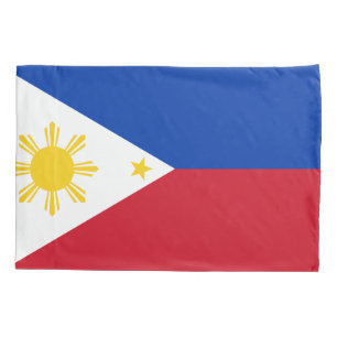 Patriotic Single Pillowcase flag of Philippines