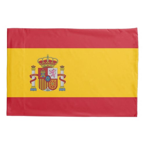 Patriotic Single Pillowcase flag of Spain