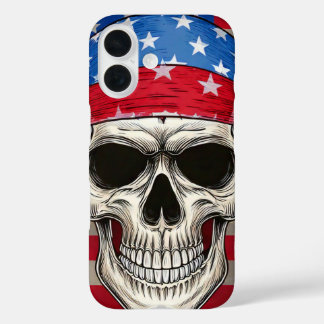 Patriotic Skull iPhone / iPad case