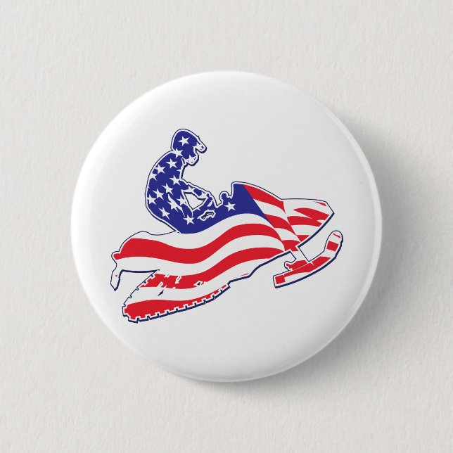 Patriotic-Sledder Button (Front)