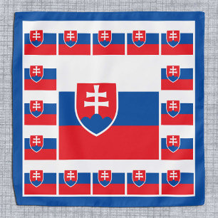 Patriotic Slovakia Flag Bandana, fashion Slovakia Bandana