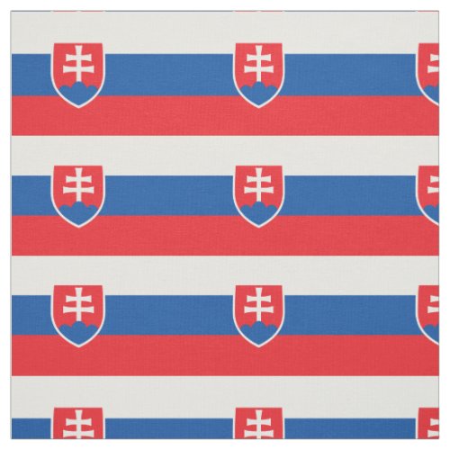 Patriotic Slovakia Flag Fabric