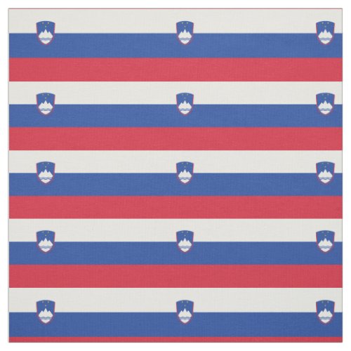 Patriotic Slovenia Flag Fabric