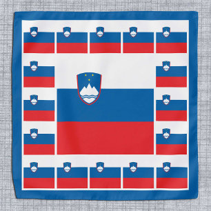 Patriotic Slovenian Flag Bandana, fashion Slovenia Bandana
