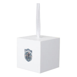 Patriotic Small Business Owner Cube Ornament