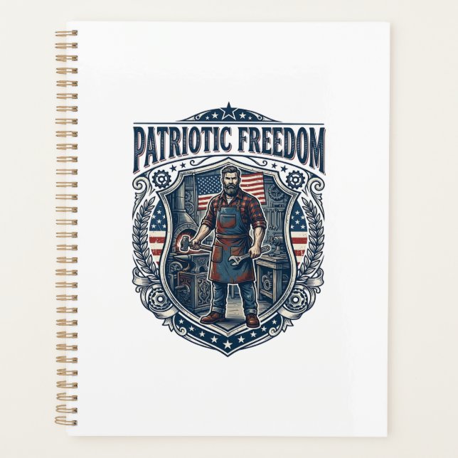 Patriotic Small Business Owner Planner (Front)