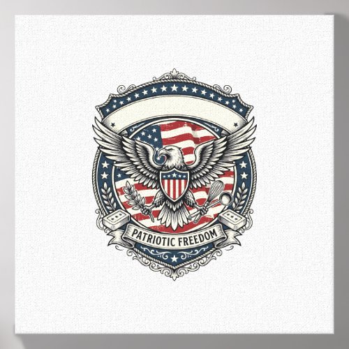 Patriotic Soap Maker  Canvas Photo Tile