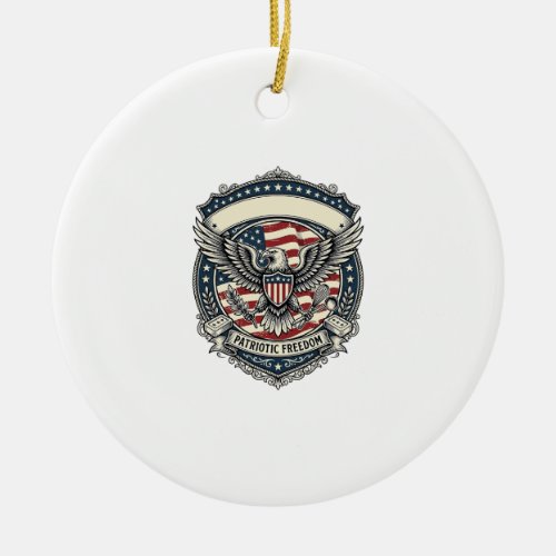 Patriotic Soap Maker  Ceramic Ornament
