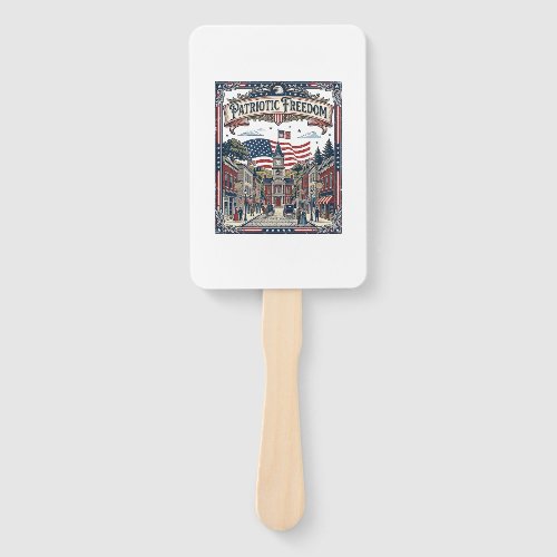 Patriotic Soap Maker Hand Fan