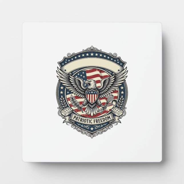 Patriotic Soap Maker  Plaque (Front)