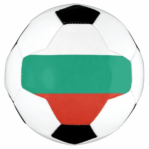 Patriotic Soccer Ball with Bulgaria Flag
