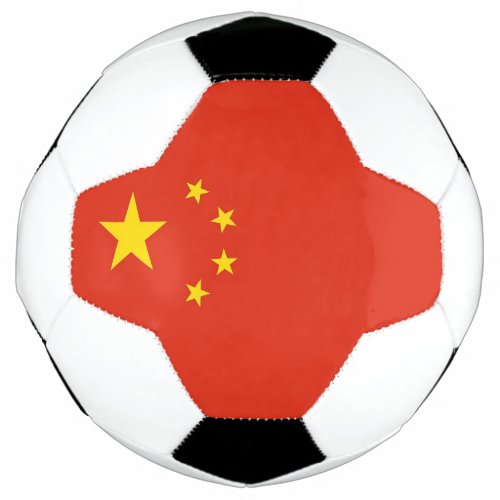 Patriotic Soccer Ball with China Flag