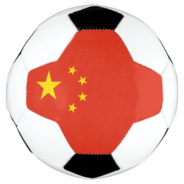 Patriotic Soccer Ball with China Flag (Front)