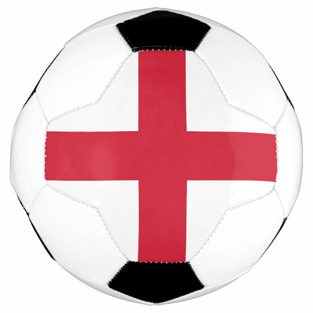Patriotic Soccer Ball with England Flag (Front)