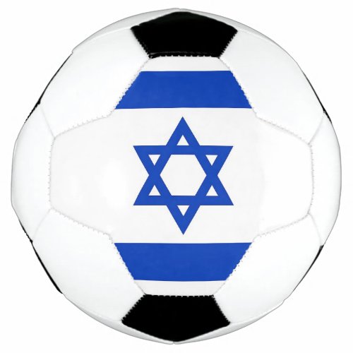 Patriotic Soccer Ball with Israel Flag