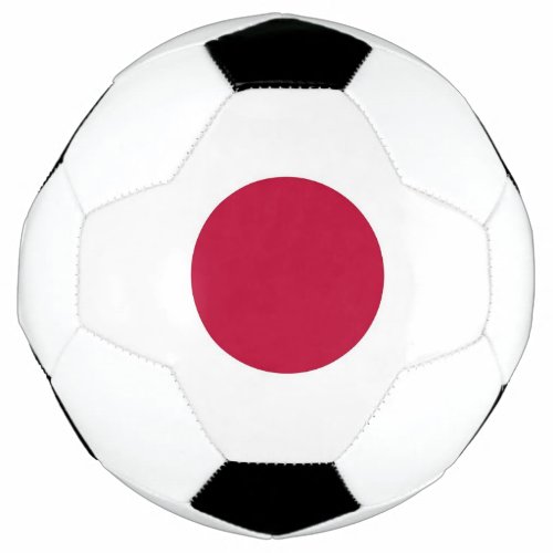 Patriotic Soccer Ball with Japan Flag