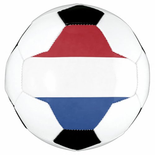 Patriotic Soccer Ball with Netherlands Flag
