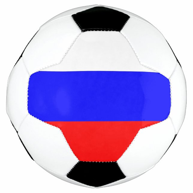 Patriotic Soccer Ball with Russia Flag (Front)
