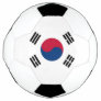 Patriotic Soccer Ball with South Korea Flag