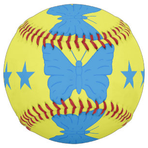 Patriotic Softball with flag of Bady Bassit