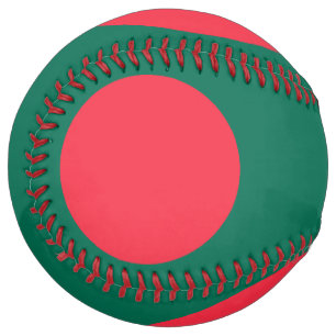 Patriotic Softball with flag of Bangladesh