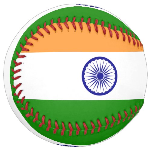 Patriotic Softball with flag of India