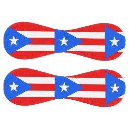 Patriotic Softball with flag of Puerto Rico, USA | Zazzle