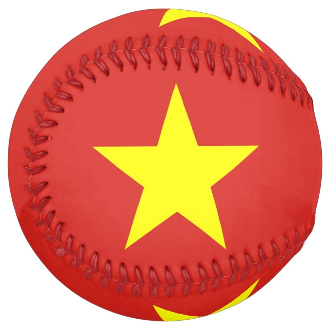 Patriotic Softball with flag of Vietnam (Front Left)