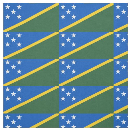 Patriotic Solomon Islands Flag Fabric