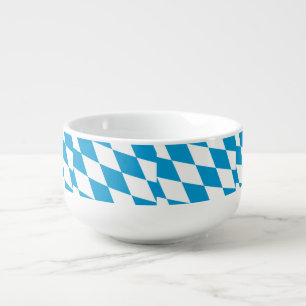 Patriotic soup mug with Flag of Bavaria