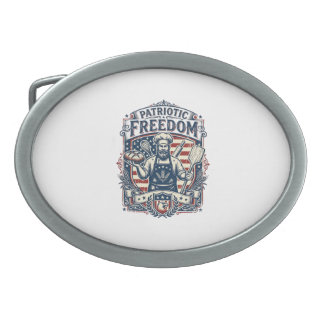Patriotic Sourdough Baker Belt Buckle