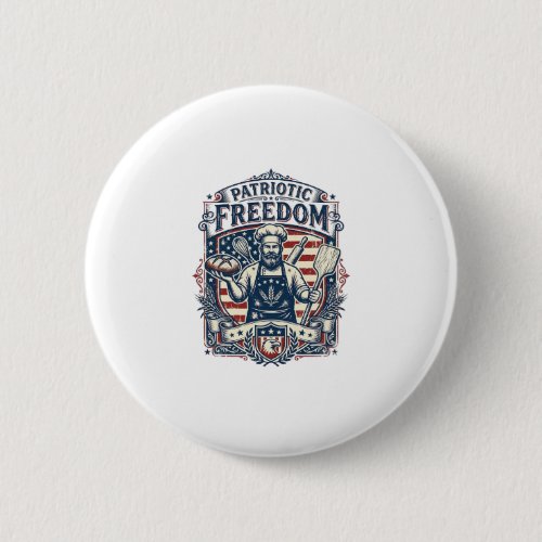 Patriotic Sourdough Baker Button