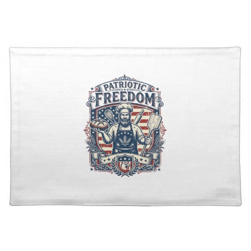 Patriotic Sourdough Baker Cloth Placemat
