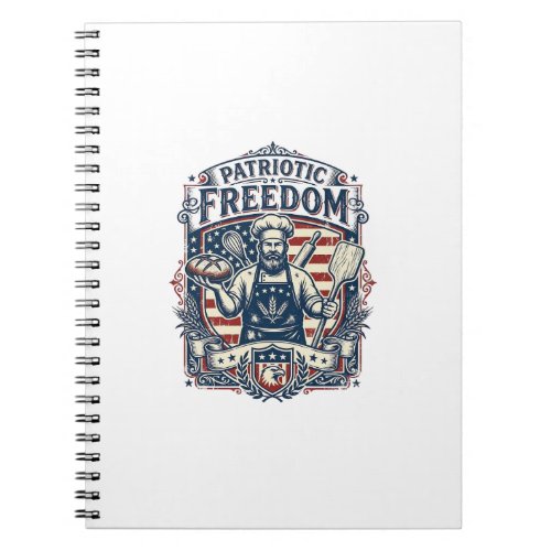 Patriotic Sourdough Baker Notebook