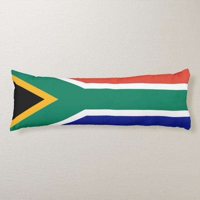 Patriotic South Africa flag Bokke Body Pillow (Front)