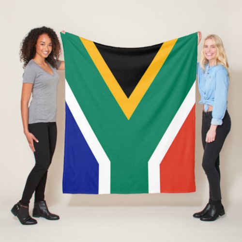 Patriotic South Africa flag Bokke Fleece Blanket