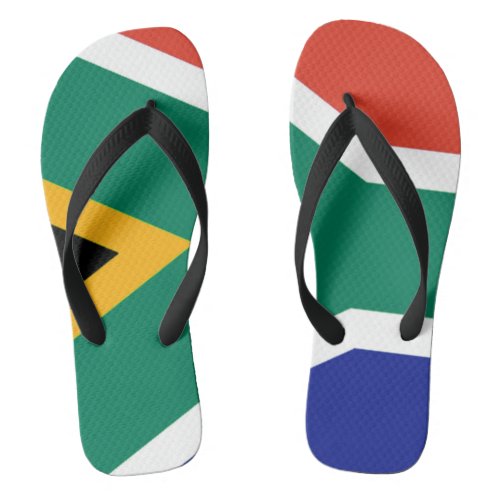 Patriotic South Africa flag Bokke Flip Flops