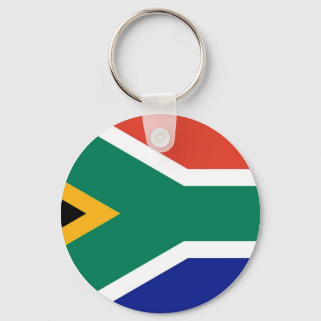 Patriotic South Africa flag Bokke Keychain (Front)