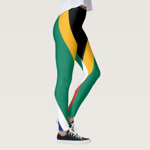 Patriotic South Africa flag Bokke Leggings