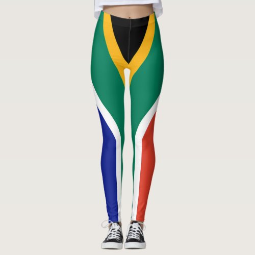 Patriotic South Africa flag Bokke Leggings