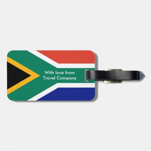 Patriotic South Africa flag Bokke Luggage Tag