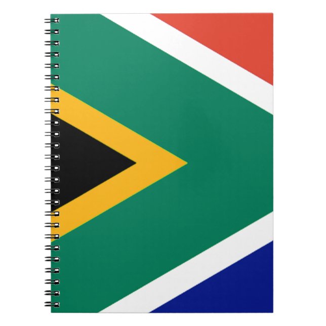 Patriotic South Africa flag Bokke Notebook (Front)