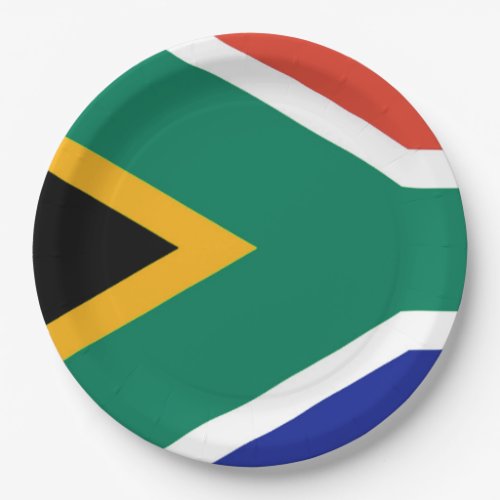 Patriotic South Africa flag Bokke Paper Plates