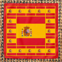 Patriotic Spanish Flag Bandana, fashion Spain