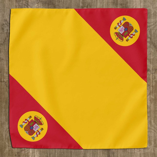 Patriotic Spanish Flag bandana, Fashion Spain Bandana (Creator Uploaded)