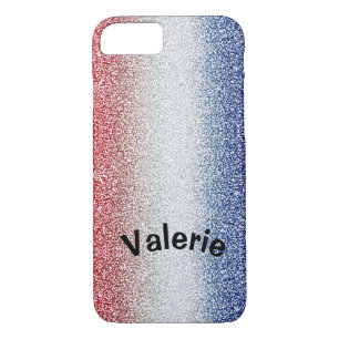 Patriotic Sparkle Personalized Cell Phone Case